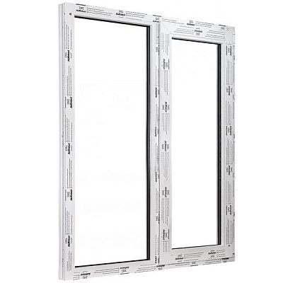 Окно поворотно-откидное ALMplast 60 1200x1400 мм правое двухкамерный стеклопакет 32мм