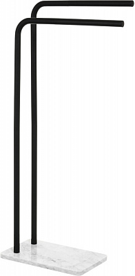 Стойка для полотенец Sensio Marble 35х18х75 см белый с черным