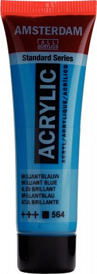 Краска акриловая бриллиантовый синий 564 20 мл Amsterdam Standart Royal Talens