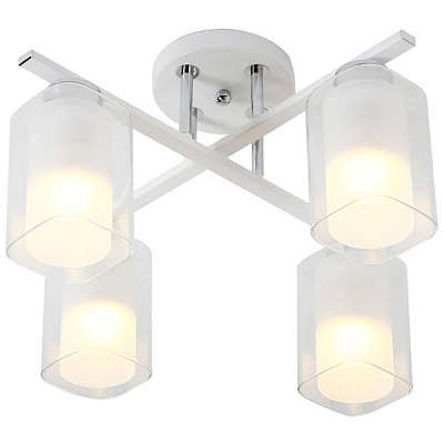 Люстра стельова Victoria Lighting Nill/PL4 white 4x60 Вт E27 білий