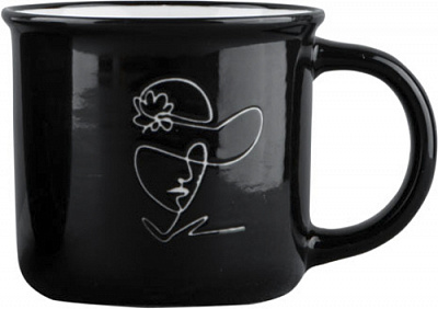 Чашка VT-C-513370 Lady in black 370 мл Vittora