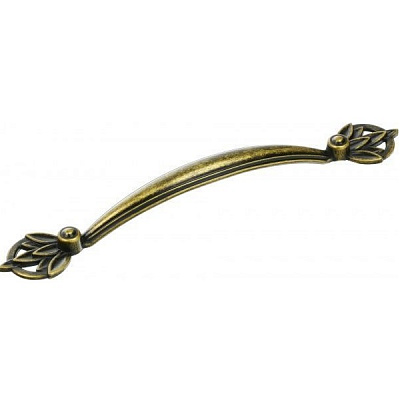 Мебельная ручка DR 62 G19 128 мм античное золото DC