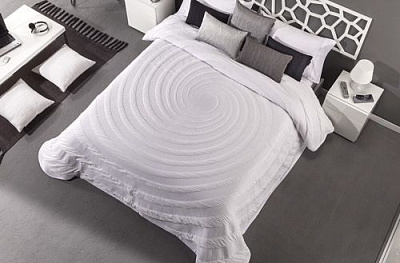 Покрывало Tosca 758/13 235x260 см Manterol белый 