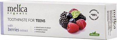 Зубная паста Melica Organic для подростков Ягодный микс 100 мл