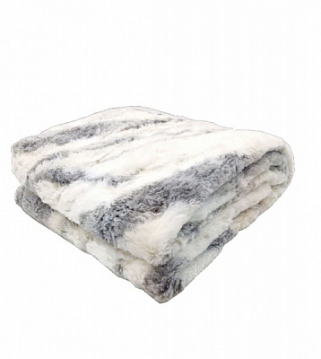 Покрывало Мрамор 260x200 см La Nuit белый с серым 