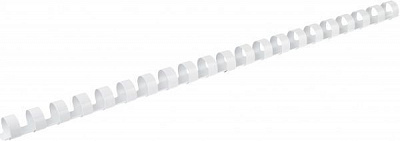 Пружина для брошюрования D&A 12 мм белая 100 шт. 