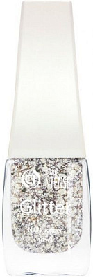 Лак для ногтей Colour Intense Glitter Snow G312 золотисто-серебристый 10 мл 