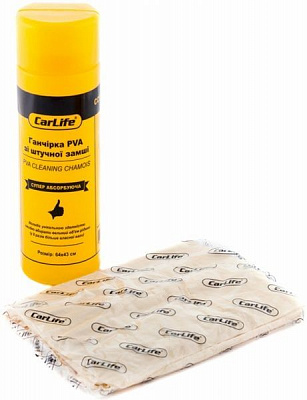 Салфетка влагопоглощающая  PVA 64x43 см Carlife 1 шт.