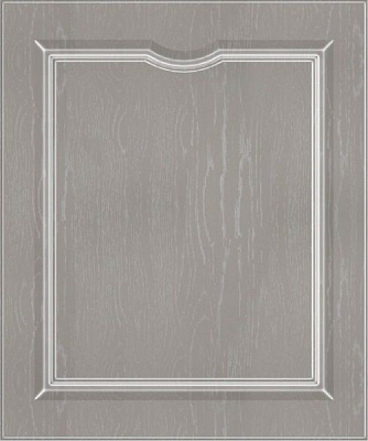 Фасад для кухні Грейд Какао текстура №302 патина біла 713x596 нижній правий/верхній лівий Версаль