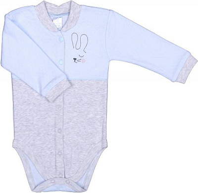 Боди детское для мальчика Baby Veres Honey bunny р.68 голубой 