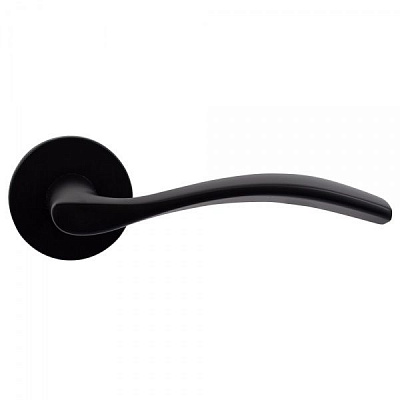 Ручка на розетке RDA WAVE черный матовый