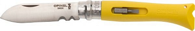 Нож Opinel №9 Diy желтый 204.63.47
