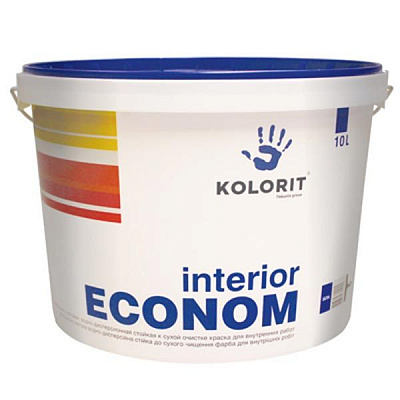 Краска Kolorit Interior Econom 10 л