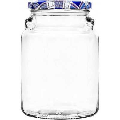 Банка с крышкой 0,9 л 1900Н Everglass