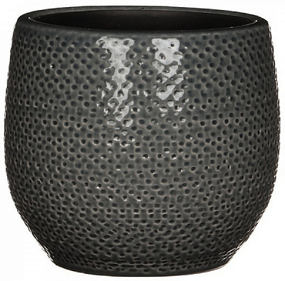 Горшок керамический Edelman Gabriel круглый 21л серый (182064) 