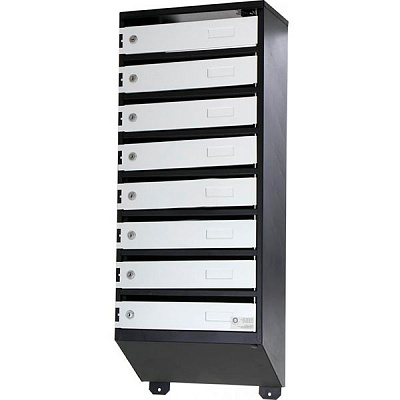 Почтовый ящик многосекционная на 8 квартир ЯП-08М