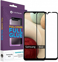 Защитное стекло MakeFuture Full Cover Full Glue для Samsung A12 (MGF-SA12) 