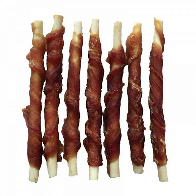 Лакомство Белый батончик из сыра тофу в оболочке из утиного мяса 200 г DM012S