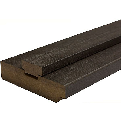 Дверная коробка ОМиС ПВХ под добор 80x33 мм венге димчаcтий