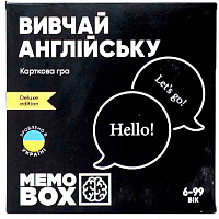 Гра карткова JoyBand Настільна гра JOYBAND MEMOBOX DELUX Вивчай англійську MBD104