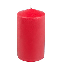Свеча Candle Factory EcoLife красная 140 мм