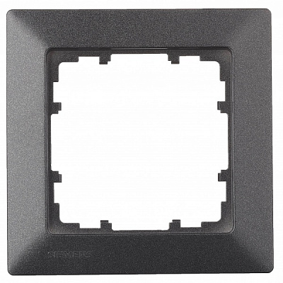 Рамка одноместная Siemens Line карбон 5TG25516