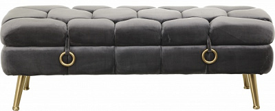 Сундук-пуф Royal BG темно-серая 120х40х40 см 