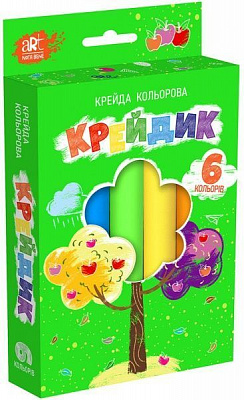Набор мелков Nota Bene ART Крейдик большой 6 цветов (20)