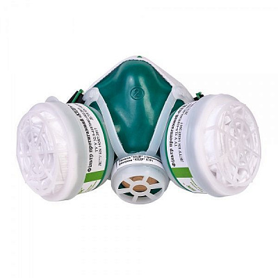 Полумаска Кедр с противогазовыми фильтрами К1Р1 