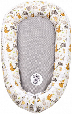 Кокон-позиціонер для немовляти IDEIA Обіймашки + ортопедична подушка 25x21 см