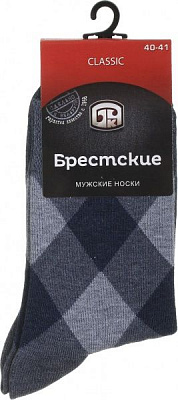 Шкарпетки чоловічі БЧК 2125 CLASSIC 044 р. 25 темно-сірий меланж