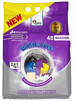 Пральний порошок для машинного та ручного прання Wash&Free жасмин та лаванда з марсельським милом 2,4 кг