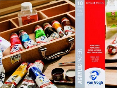 Склейка для масла Van Gogh 30х40 см 370 г/м² 10 листов Van Gogh