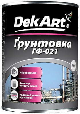 Ґрунт DekArt ГФ-021 червоно-коричневий мат 0,9кг