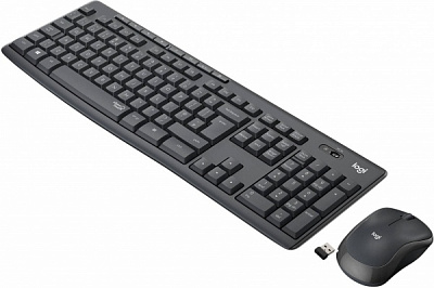 Комплект клавіатура та миша Logitech MK295 Silent Wireless Combo Graphite (L920-009800)