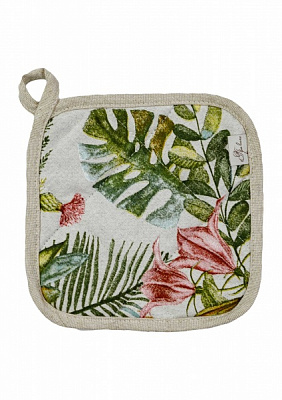 Прихватка Villa цветы 20x20 см цветочный принт Прованс 