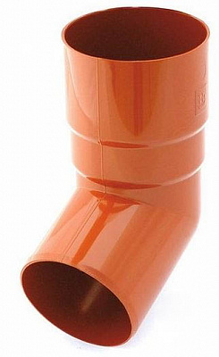 Коліно труби Bryza 90 мм цегляний