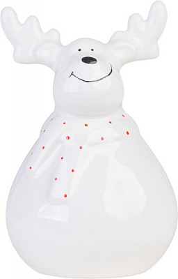 Статуэтка Олень белый 9,5x9x14 см 1408-14 Eterna