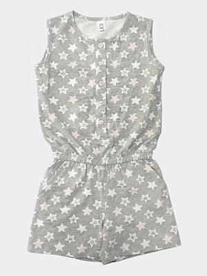 Комбинезон Luna Kids Stars р.128 серый с розовым №0025/16055 