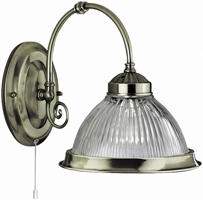 Бра Arte Lamp AMERICAN DINER 1x60 Вт E27 антична бронза A9366AP-1AB