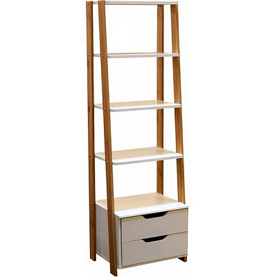 Полиця Бордо 520x1650x400 мм білий/дуб тахо