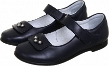 Туфлі для дівчаток Мальви р.35 синій Ш-240 