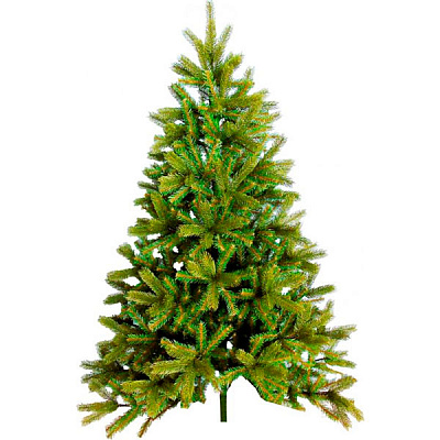 Елка искусственная Карпатская литая хвоя 3230 210 см зеленая