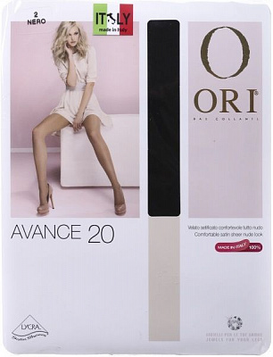 Колготки жіночі ORI Avance 20 Den Nero р. 2 чорний 1 шт.
