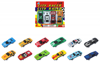 Іграшковий набір GW мінітранспорт City Racer в асортименті 1:64 6688588