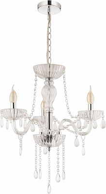 Люстра Sensio CASSIOPEIA 3x40 Вт E14 прозорий/хром ALG-SL-98405-03