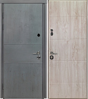Дверь входная Булат Термо House-703 уличная Антрацит / Дуб полярный антрацит / дуб полярный 2050x850 мм левая