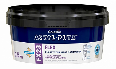 Шпаклевка Sniezka зі скловолокном ACRYL-PUTZ FX23 ФЛЕКС 0,5 кг