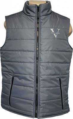 Жилет Україна стёганый мужской темно-серый M