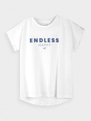 Футболка 4F J4L21-JTSD204B-10S р.146 білий